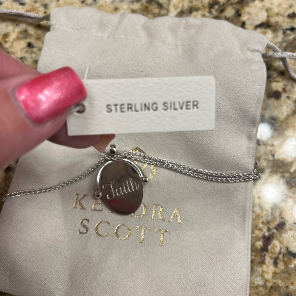 Silver Faith Pendant Necklace - Picture 2 of 6